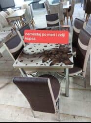 Kids' furniture: 🔥Akcija🔥 Sto i 6 stolica СЕNА КОМРLЕТА: 260€ TRPEZARIJSKI STO — 8