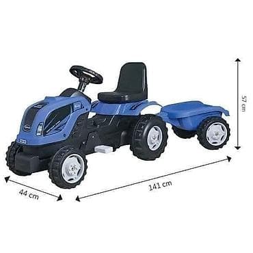 bicikle sa pomocnim tockovima: Dečiji traktor na pedale sa prikolicom - Tip: traktor na pedale za — 2