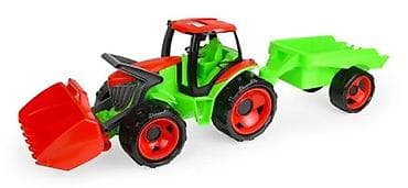 auto na akumulator za decu novi sad: Traktor sa prikolicom i kašikom Lena – GIGA Trucks (Šifra proizvoda — 3