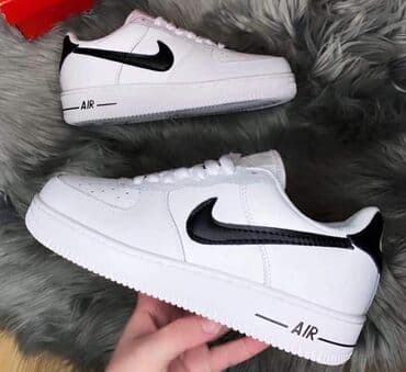 nike air force sa crnim znakom: Nike, 41, color - White — 2