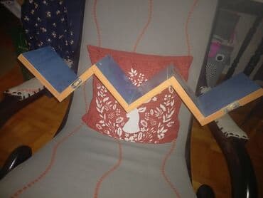 Ostali nameštaj: Zidne police – set modernih geometrijskih polica - Dizajn: dve — 9