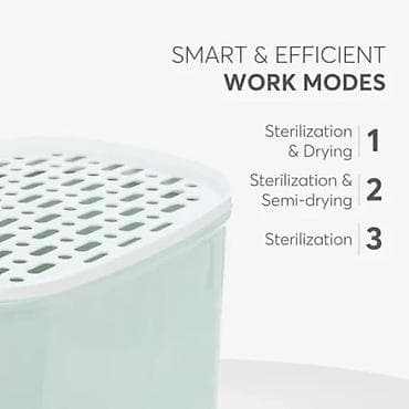 karolina goceva deca: **KikkaBoo sterilizator sa sušačem Cleo Mint – KKB2** KikkaBoo Cleo — 5