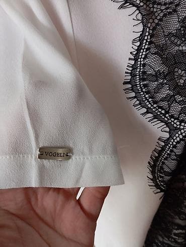yellow cab cipele: Elegantna ženska bluza VOGELI.Poluobim 50 cm,duzina 66cm - Boja: bela — 4