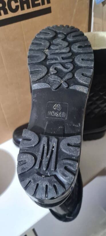 bež čizme od brušene kože: High boots, 40 — 4