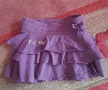 uske pantalone sa visokim strukom: Mini, Short sleeve, 104-110 — 1