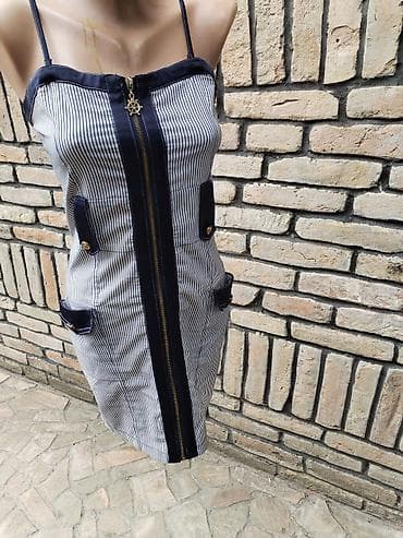 elasticne pertle za patike: Haljina, veličina S – super očuvana. - Model: uska/ručkica haljina na — 2
