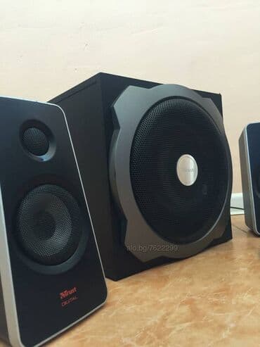 zvučnici sa mikrofonom: TRUST Tytan 2.1 subwoofer speaker set crni 120 W najeftinije na sajtu  — 3