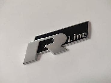 trofrtaljke cena: NATPIS R-LINE MAT SIVI ZA VOLKSWAGEN GOLF, POLO, SCIROCCO | — 1