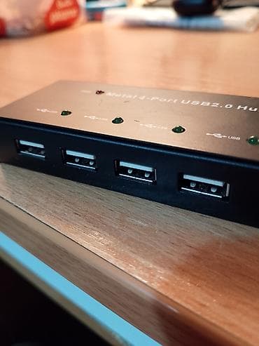 skener i stampac: Metalni USB 2.0 čvorište (hub) sa 4 porta - Model: NEONET GC-U34W — 4