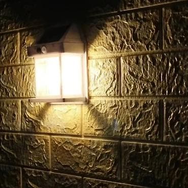 rado satovi: Solarna zidna LED lampa sa senzorom pokreta - Napajanje: ugrađeni — 3