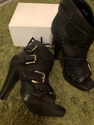 mokasine 39: Aldo kozne cizmice crne, imaju i braon i krem, brojevi 40 i 39 — 1