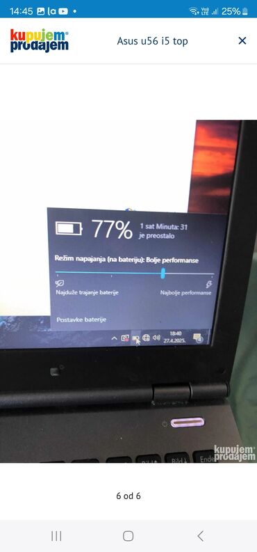 pegle na paru: Intel Core i5, 6 GB OZU — 1