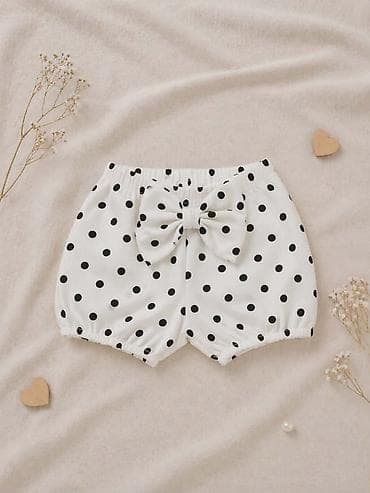 Šorc pufnasti sa masnom napred i elastičnim pojasom i elastičnim