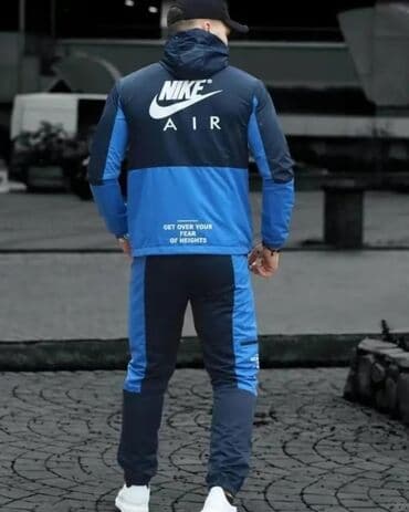 kačketi sa životinjama: Set, S (EU 48), Nike, color - Blue, Microfibre — 2