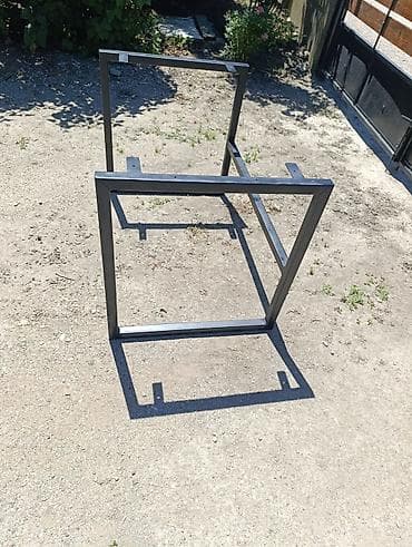 Table legs: Metalni ram/nosači za sto – industrijski stil - Konstrukcija od — 2