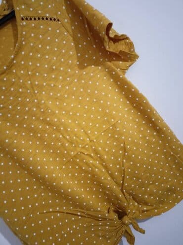 torbe sa sirokim kaisem: L (EU 40), Cotton, color - Yellow — 1