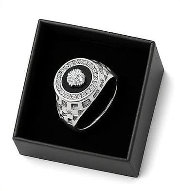 longines satovi cena: Muški prstenovi – masivni modeli sa detaljnom gravurom i kamenjem - — 4