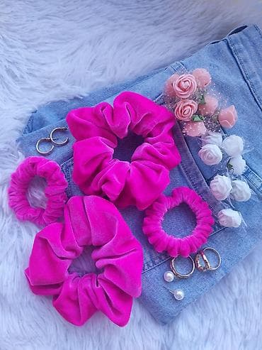 kofer za auto polovni: Set aksesoara za kosu, Handmade, bоја - Roze — 7