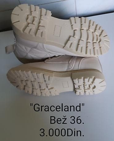 gucci papuce zenske: Nove Graceland ženske čizme, broj 36 - Boja: Bež - Model: gležnjače — 9