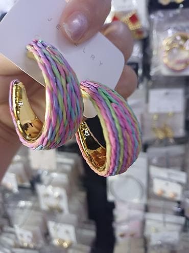 zara haljina s: Ručno pletene minđuše – razni oblici i boje samo na veliko za dalju — 10