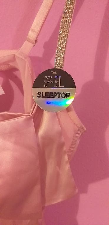 muske patike 48 broj: Satenska ženska slip majica/top za spavanje (SleepTop). - Boja — 2