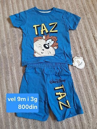 velicina 110 za koliko godina: Dečiji komplet TAZ - Materijal: lagan, prijatan za kožu; elastičan — 1