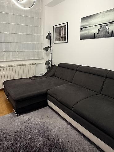 Dečiji nameštaj: Ugaona garnitura na razvlačenje sa ležajem i velikim sandukom za — 5