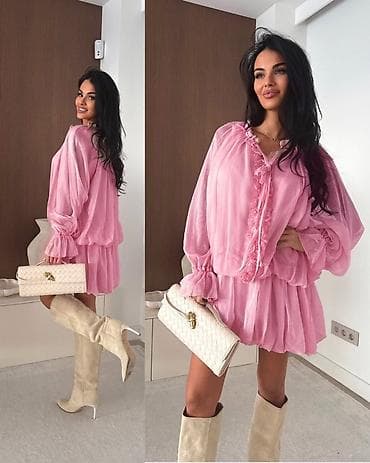 Lične stvari: 💫💫Lepršava mini haljina sa volanima - Kroj: romantična, A-linija; — 1