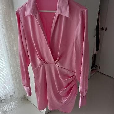 pink svecane haljine: Prelepa Zara haljina - L velicine. Roze boje, satenska. Materijal nije — 3