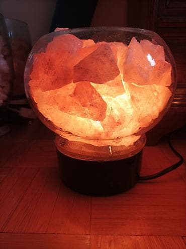 prostirke za plažu decathlon: Ručno rađene i unikatne lampe sa komadima himalajske soli u staklenoj — 1