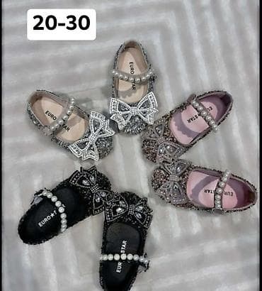 Dečije baletanke EURO STAR, veličine 20–30. - Model sa štrasom i