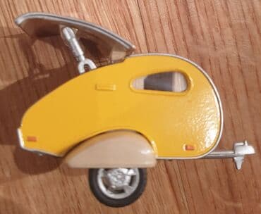 blaze autici igracke: HONGWEL trailer caravan teardrop camper 1:43 razmera. Oldtajmer — 5
