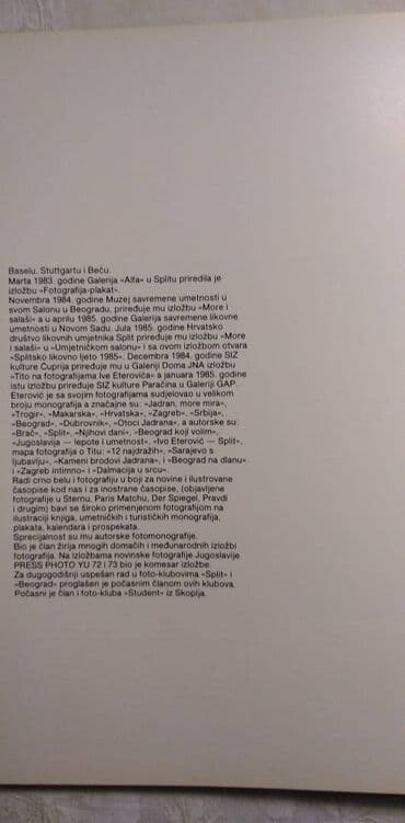morski svet za decu: Knjiga:More,Kornati,salasi Ivo Eterovic,3O CM 7O STRANA,1986,posveta — 8