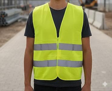 Men's Clothing: Vest, XL, color - Yellow — 1