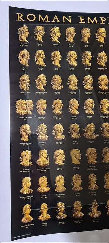 sofa od bele kože: ▪︎Poster “Roman Emperors” – za ljubitelje antike, edukativni i — 3