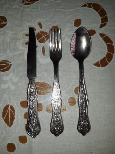 set keramickih nozeva: Rare!!! Vintage! Japanski escajg, star oko 50 godina, od alpake — 3