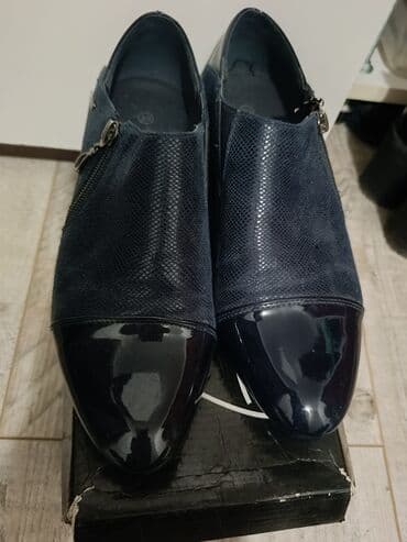 mokasine od prevrnute koze: Ankle boots, 39 — 2