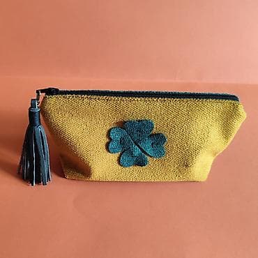 ranac za alat: Ručno rađena kozmetička torbica/neseser - Dizajn: dvo-brojna — 4