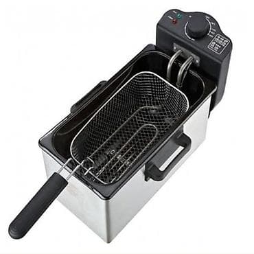 silvercrest friteza: Električna friteza 3L 2000W – nerđajući čelik – termostat – poklopac – — 1