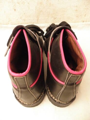 Other winter sports: Starinske ski cipele Vibram, Italy, kožne, dužina 310 mm, gaziste oko — 3