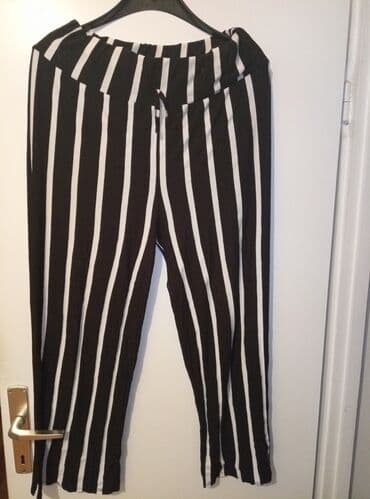 pantalone od trikotaze: M, Normalan struk, Ravne nogavice — 1