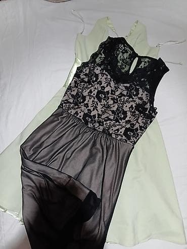 Haljine: Elegantne haljine – 2 kom 1) Svetlozelena koktel/večernja haljina - — 1