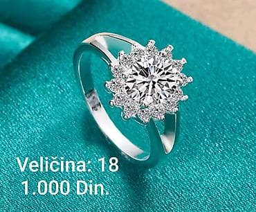 Elegantni posrebreni prsten od hirurskog čelika sa žigom S925, sa na lalafo.rs Elegantni posrebreni prsten od hirurskog čelika sa žigom S925, sa