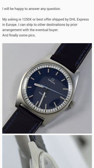 kofer sa šminkom dm: Classic watch, Omega, Male — 5