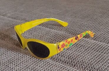 naocari: Dečje sunčane naočare – žute - Okvir: sjajno žuti plastični okvir sa — 1