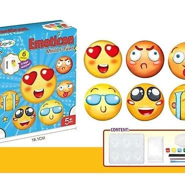 igracke na magnet: Kreativni set „Napravi smajli“ – izradi unikatne smajli magnete za — 1