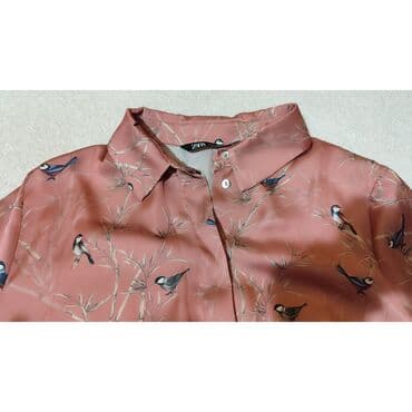 kupaći novi sad: Zara, L, Saten, Sa ilustracijom, bоја - Roze — 6