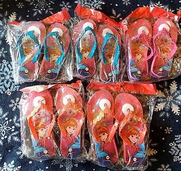 barbie haljina: Dečije japanke sa motivima iz crtanog filma Frozen (Ana i Elza) - — 9