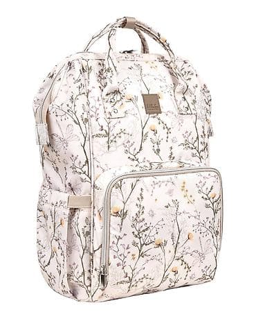 deciji satovi igracke: KikkaBoo Torba za mame Siena Luxe Secret Garden – beige Elegantna i — 3