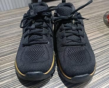 valentino womens sneakers: Skechers patike – model SN 12615, boja BKRQ (crna sa zlatno‑bronzanom — 3